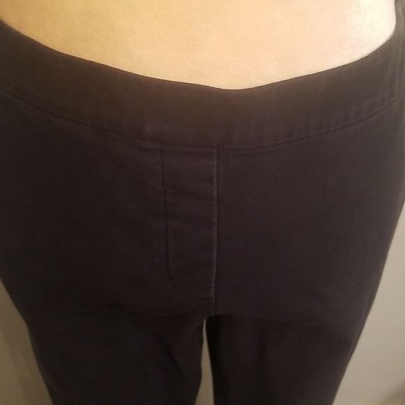 Theory Thaniel Navy Twill Stretch Crop Pants Sz. 4 EUC - Picture 8 of 12